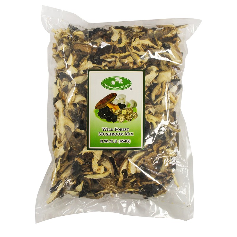 Mushroom House Dried Wild Forest Blend, 16 oz - Gourmet