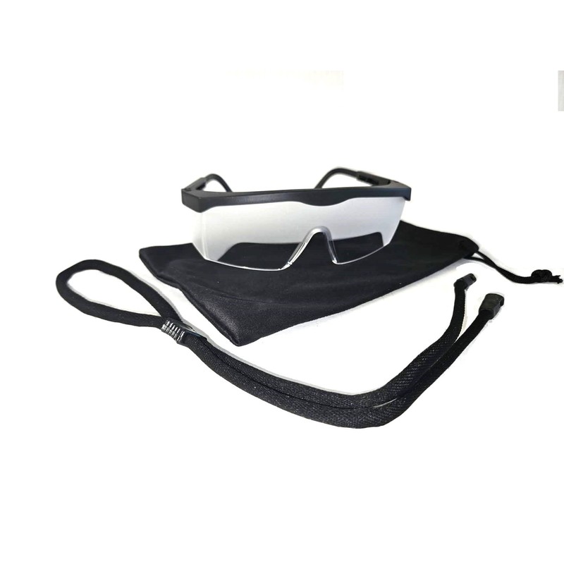 Crystal Pilot IFR Certified Fog goggles with adjustable strap and