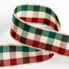 Tartan Ribbon 16mm x 10M - Burgundy/Cream/Green