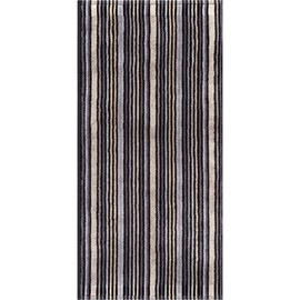 Egeria 34001 COMBI Stripes Hand Towel 50 x 100 cm, Terrycloth, anthracite, 50 x 100 cm