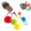 Buy-Simplicity® 6Pcs Rainbow Measuring Spoon Set,Stackable Combination Measuring Cup Tools,