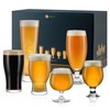 Libbey Craft Brews Assorted Beer Glasses Set of 6, Versatile,