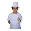 Sombrero Blanco Mago, Catrín, Chistera, Elegante, Copa Alta