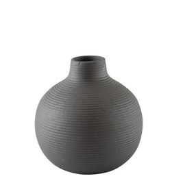 Ottalent Small Ceramic Flower Vase,Minimalist Modern Home Decoration,Small-Mouthed Vase for Decor,Table,Shelf Bookshelf Decorative,Mantel,Entryway Decor and Centerpieces (Black)