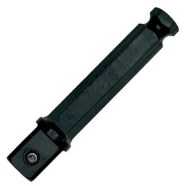 Pro-Graad 7/16 Hex to 1/2 Square Socket Adapter Drive Converter, Impact Driver Bit, Detent PIN, 2.5” Extension, 7/16” to 1/2” Impact Adapter, Works with 7/16inch Impact Driver & 1/2inch Electric Drill