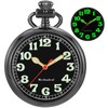 Alwesam Pocket Watch Alloy Hand Wind Mechanical Pocket Watches Men