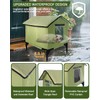 Large Outdoor Cat House Weatherproof, Outside Waterproof Cat House for