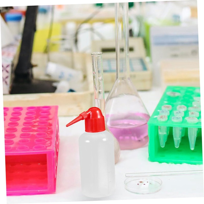 ULTECHNOVO 6pcs Plastic Squeeze Wash Bottles for Lab Cleaning Eyelash