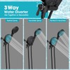 FASDUNT Dual Handheld Shower Head Combo, Enjoy 6-Setting Rain Showerhead