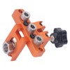 Doweling Jig Drill Kit 3 in 1 Aluminum Alloy Anodized