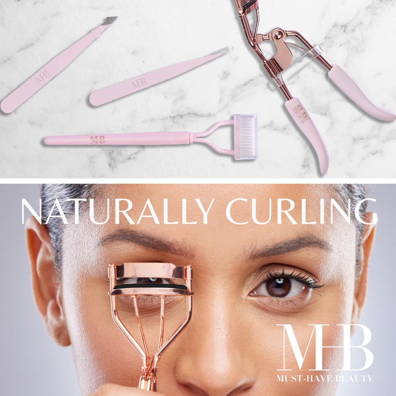 14pc Ultimate Beauty Brush Collection - Full Makeup Eyelash Curler