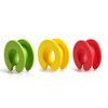 Meiliyizu 10pcs Silicone Clothes Hanger Fixed Hook Windproof Hanger Spacer