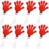Lovecheer 8PCS Hand Clappers Noisemakers 11 Inch Large Red and