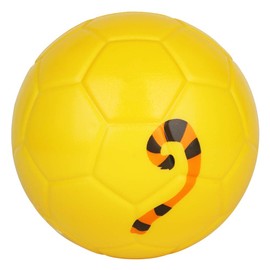 BORPEIN 6 Inches Mini Soccer,Cute Animal Design Soft Foam Ball For Kids Toddlers, Soft and Bouncy,Perfect Size For Kids Playing Dispatched from UK(tiger)