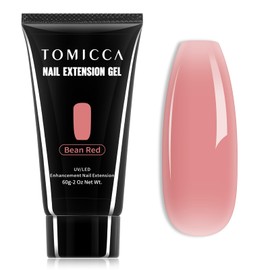 TOMICCA 60 g Polygel Acrylic Gel for Nails Nude Quick Extender Gel Polygel Starter Set, Builder Gel for Gel Nails, Long Lasting & Natural Look for Beginners and Salon Professionals
