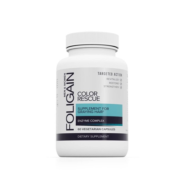 Foligain Suplemento Anti Canas 60 tabs Mejora el aspecto del