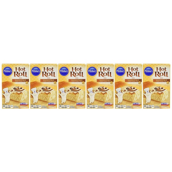 Pillsbury Specialty Mix Hot Roll, 16-Ounce Boxes (Pack of 6)