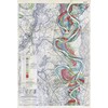 1944 Fisk Mississippi Meander Map Ancient River Bed Sheet 14