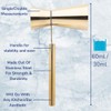 Gold Stainless Steel Cocktail Double Jigger - Professional Bartender Tool,