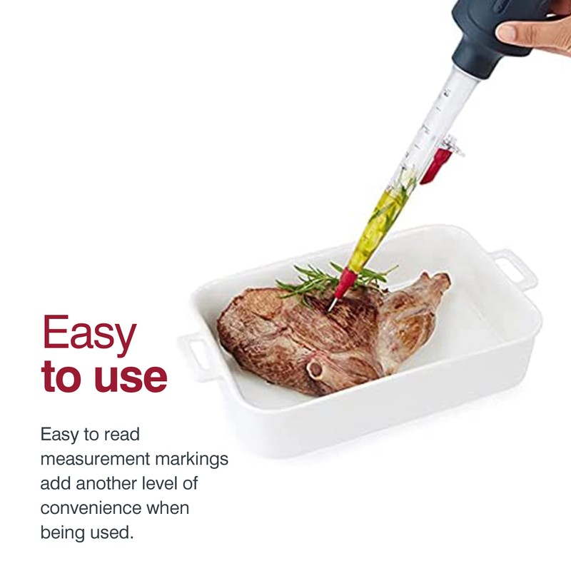 Zyliss 2-in-1 Baster & Infuser - Dishwasher-Safe, Stainless Steel Marinade
