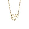 Elli Necklace Women Anchor Pendant Maritime in 925 Sterling Silver