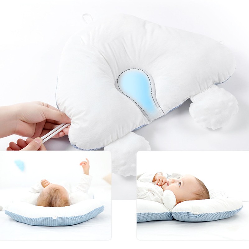 Baby Head Neck Support Pillow Soft Comfortable Head Shaping Sleeping