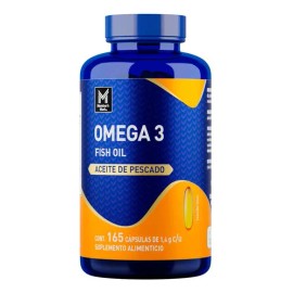 Omega 3 Aceite de Pescado Member’s Mark 165 Cápsulas 1.4 g | Suplemento Premium para Corazón, Cerebro y Articulaciones
