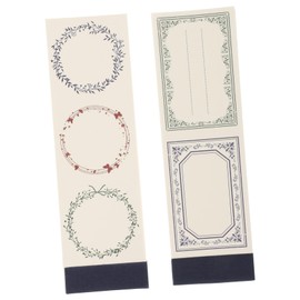 Parliky 2pcs Paper Notepads Portable Memo Pad Office Message Pads Students Stationery Lightweight Planning Notebook