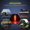 Nilight 6 Inch Oval Red LED Trailer Tail Lights 4PCS