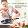 NutriChef 11-Piece Kitchen Cookware Set, Non-Stick Pots and Pans, Easy-to-Clean,