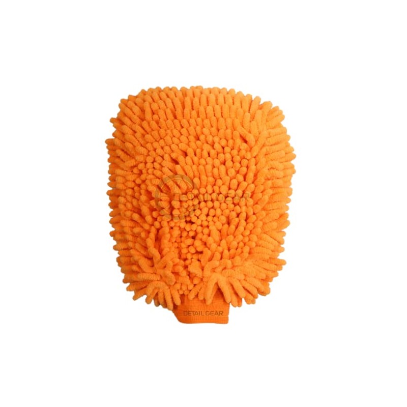 DETAIL GEAR Premium Microfibre Chenille Noodle Wash Mitt - Orange
