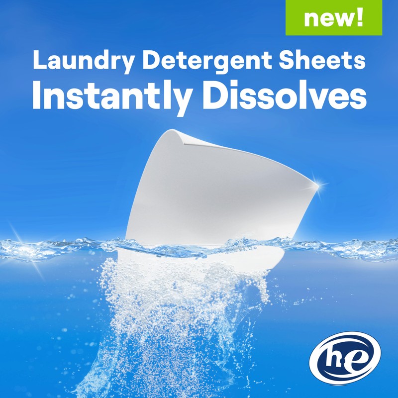 Seventh Generation Laundry Detergent Sheets 32ct Free & Clear Removes