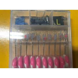 Unbranded 70 Fishing Rubber Float Bobber Stops Pitch Sinker S M L size US - Large