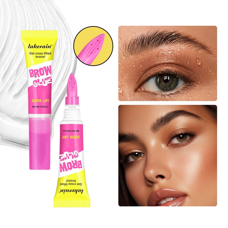 Super Lift Eyebrow Glue – Clear Brow Gel for Fluffy