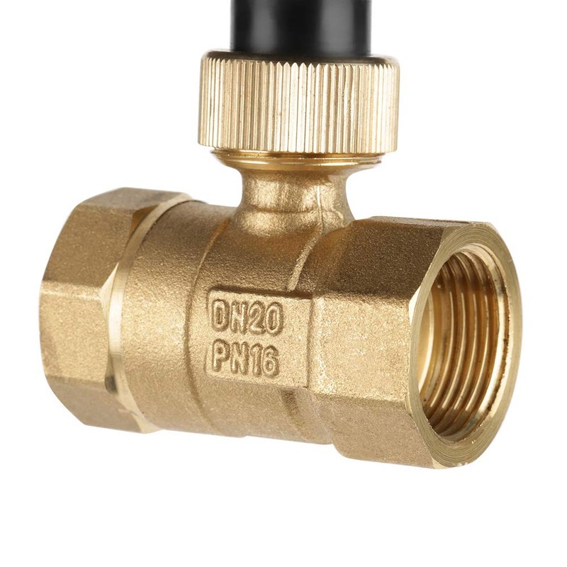 Motorised Ball Valve AC 12V Brass Ball Valve DN20 Thread