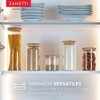 Zanetti - Juego de 5 Recipientes Herméticos de Cristal con