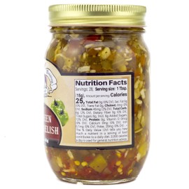 Amish Wedding Hot Green Tomato Relish 15 Ounces