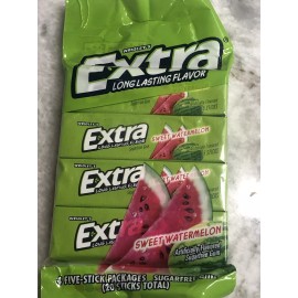 Wrigley Extra Long Lasting Sweet Watermelon Sugar free Gum