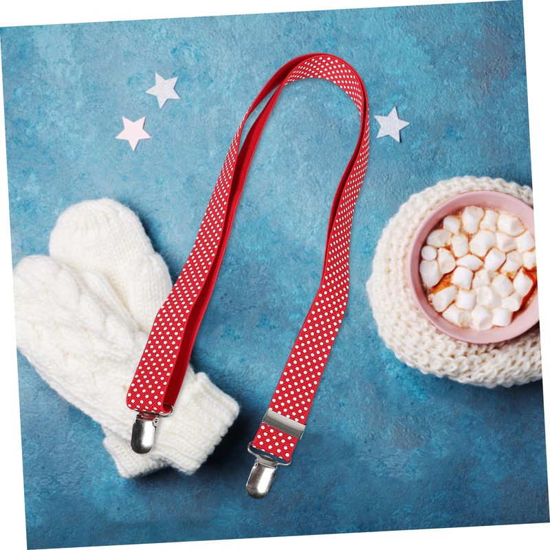 Gatuida 2PCS Adjustable Elastic Mitten Clips for Glove Holders Weather