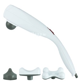 Unix Health Hand Massager UHM-1600 Replaceable Massage Sticks 4 Types Adjustable Strength Massager Acupressure Device / 유닉스 헬스 핸드 마사지기 UHM-1600 교체형안마봉4종 강약조절 안마기 지압기