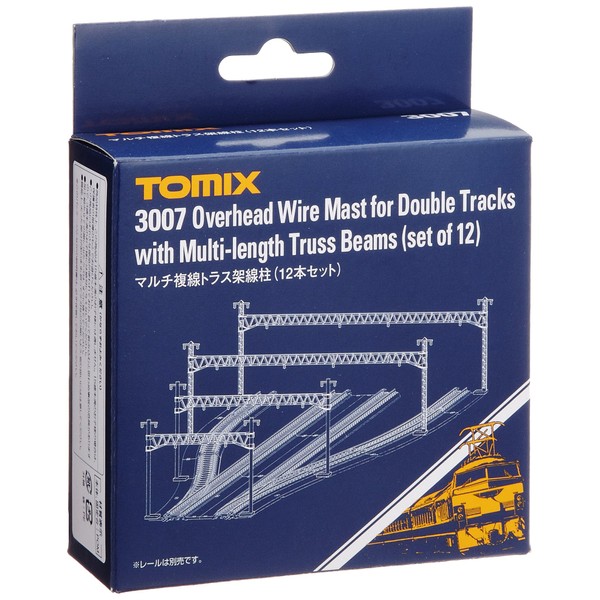 TOMIX N gauge multi 架線 Duplication Trusses, Post, Set of