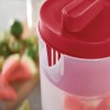 Unbranded Rubbermaid Simply Pour Clear/Red Pitcher Plastic 1 gal
