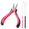 Hair Extension Pliers for Removal Professional Hair Extensions Kit Tools