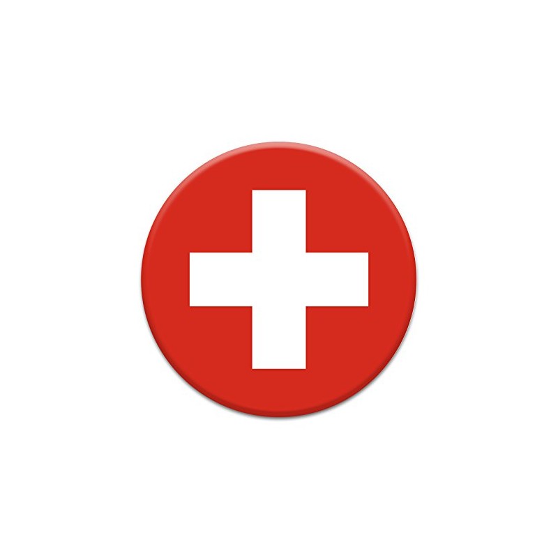 2X Sticker Set - Swiss Flag - for Phone Grip