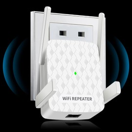 MEETOWN WiFi Extender, 300M WiFi Extender Booster with LAN Ethernet Port, 2.4G Long Range Signal Amplifier Wifi Repeater Easy Setup, Ultraxtendee Coverage up to 200m², 35 Devices, 99% Router