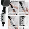 MIUPOO 360 Degree Adjustable Rotatable Handheld Shower Head Holder,Removable No