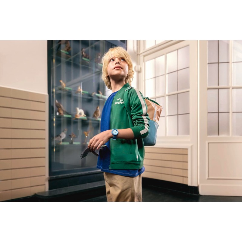 Flik Flak Unisex Kids Watch Casual Blue Bio-sourced Quartz DENIMOLOGY