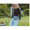 Alice Wheeler Vegan Leather Mini High-bury Crossbody Bag Bee (Slate)