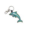 [HINIHAO HI,] 1 pc Dolphin Double Sided Embroidery Keychain