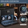 Automatic Double Watch Winder,Watch Winder with 8 Extra Storage Display